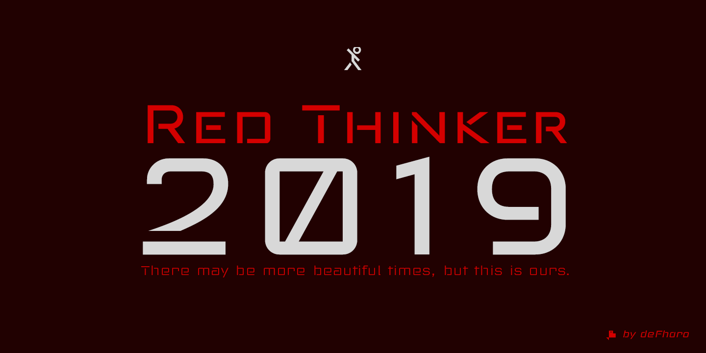 Example font Red Thinker #5
